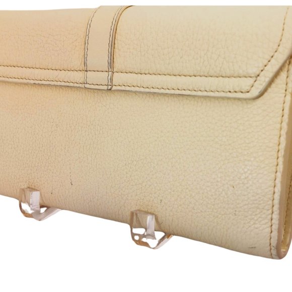 Chloe Aby Chain Long Wallet Flap Ivory - Picture 3 of 16